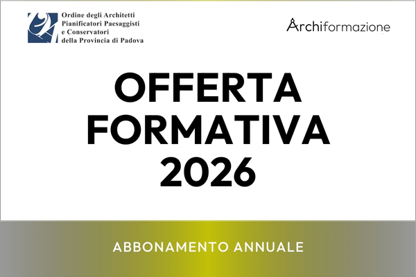OFFERTA FORMATIVA 2026